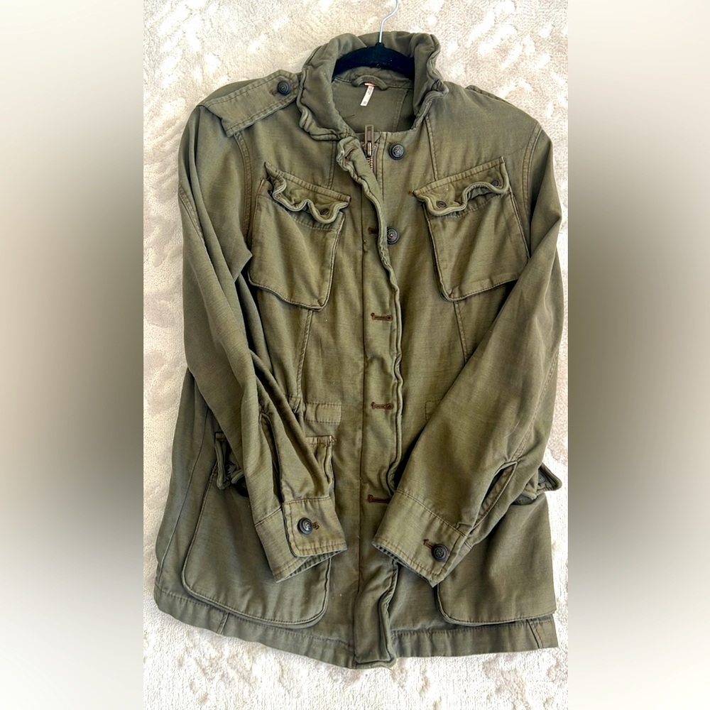 Free People βnot your brothers surplus army jacketβ